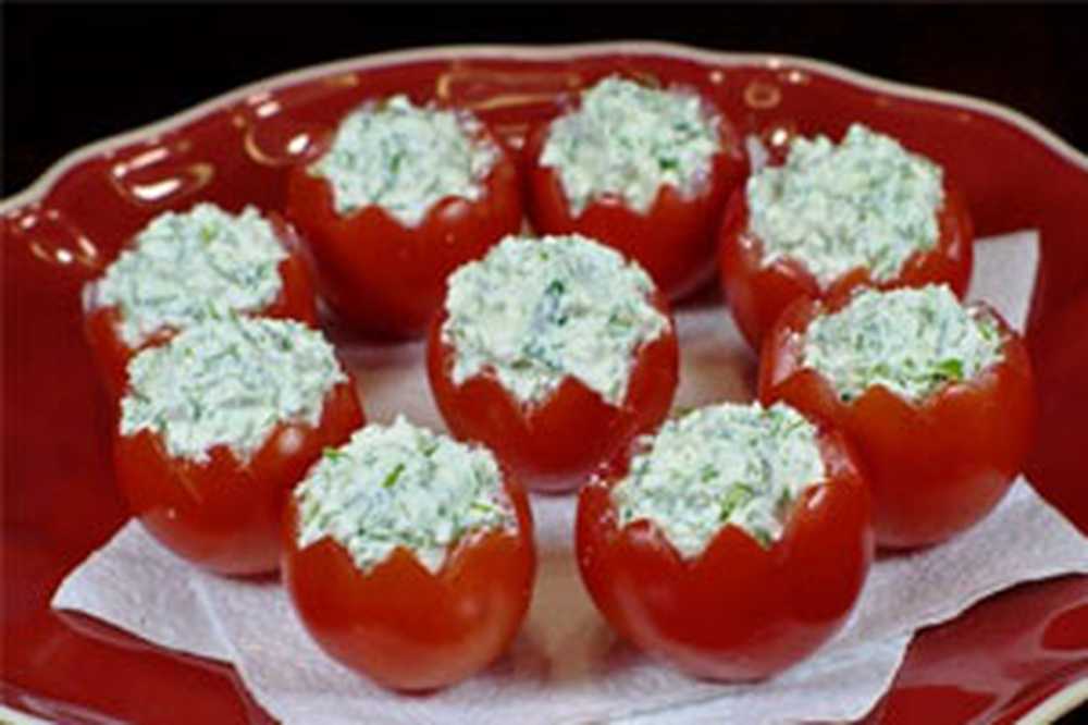 Рецепт помидор фаршированных сыром